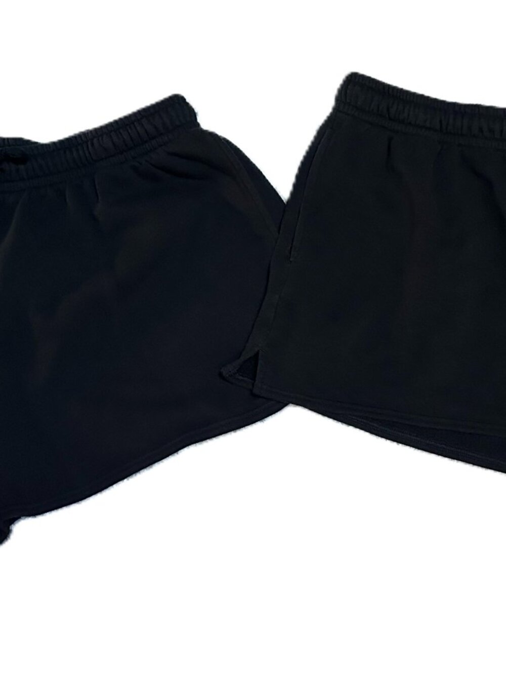 No Boundaries Black Fleece Lounge Shorts 2 Pair Bundle - XL